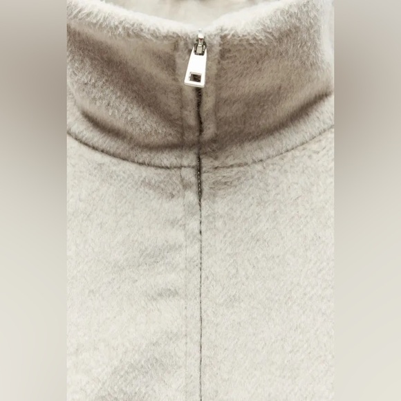 Zara NWT cream soft bomber jacket - Picture 8 of 10